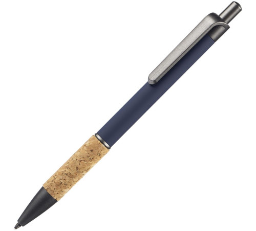 Ручка шариковая Cork, синяя