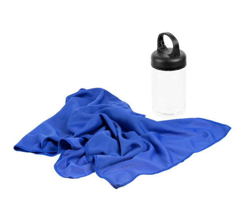 Охлаждающее полотенце Frio Mio в бутылке, синее