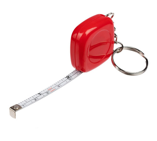 Брелок с рулеткой Metric, красный