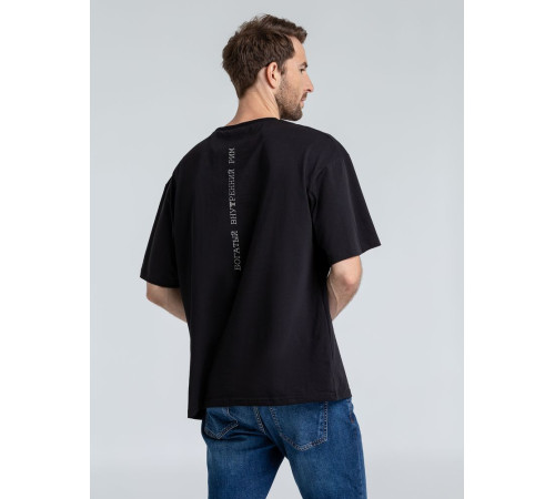 Футболка оверсайз «Внутренний Рим», черная