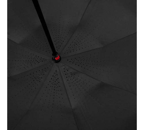 Зонт наоборот Style, трость, черный