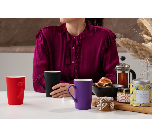 Кружка Best Noon с покрытием софт-тач, красная