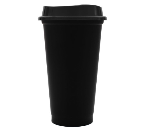 Стакан с крышкой Color Cap Black, черный