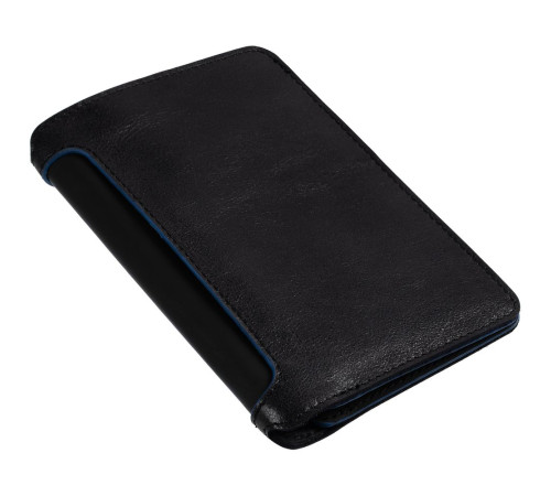 Автобумажник Arrival, черный с синим