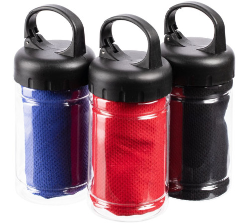 Охлаждающее полотенце Frio Mio в бутылке, синее