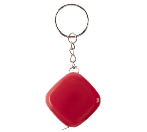 Брелок с рулеткой Metric, красный
