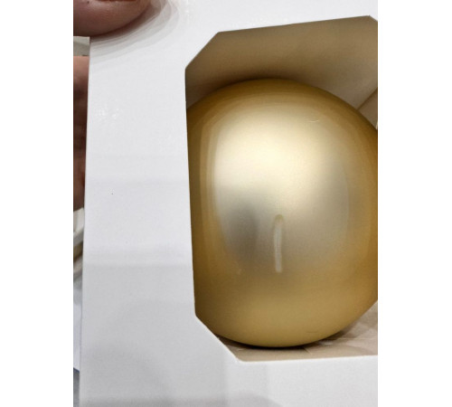 Оформительский шар Finery, 8 см, матовый золотистый