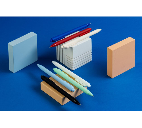 Ручка шариковая Cursive Soft Touch, белая