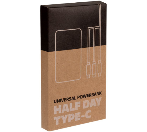 Аккумулятор Uniscend Half Day Type-C 5000 мAч, синий