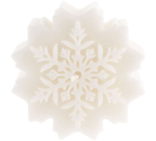 Свеча Snowflame 2, белая, 8 см