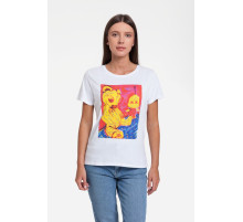 Футболка женская I Don't See You, белая