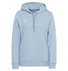 Худи с вышивкой женское Do Love, серо-голубое