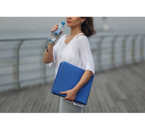 Складной коврик для занятий спортом Flatters, синий