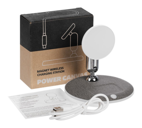 Универсальная зарядная станция Power Canvas, белая