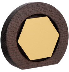 Стела Constanta Dark, с золотистым шестигранником