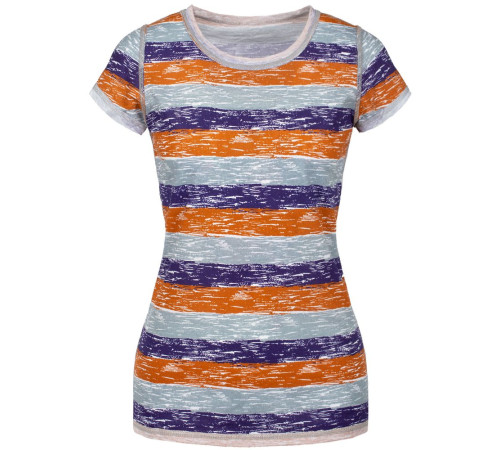 Футболка женская «Амазонка» двусторонняя, оранжевая с фиолетовым
