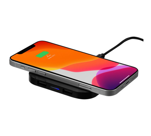 Беспроводное зарядное устройство Interra Plus, черное