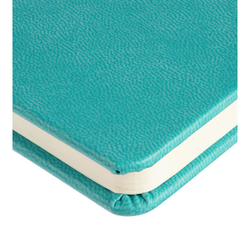 Блокнот Cluster Mini в клетку, бирюзовый