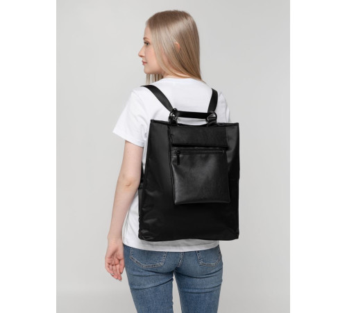 Рюкзак-трансформер ringLink с отстегивающимися карманом и органайзером, черный