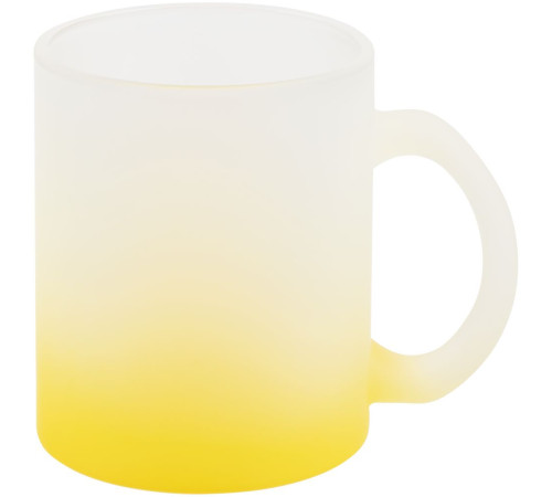 Кружка Grade Fade для сублимационной печати, матовая, желтая