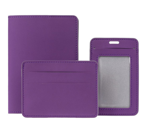 Обложка для паспорта Shall Simple, фиолетовый