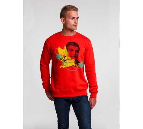 Толстовка «Цитаты. Довлатов. Вранье», красная