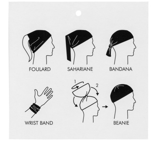 Многофункциональная бандана Bolt, серая