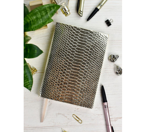 Ежедневник Anaconda, недатированный, золотистый