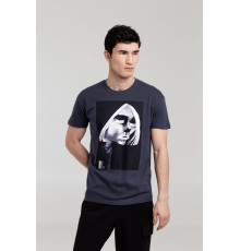 Футболка «Меламед. Kurt Cobain», темно-серая