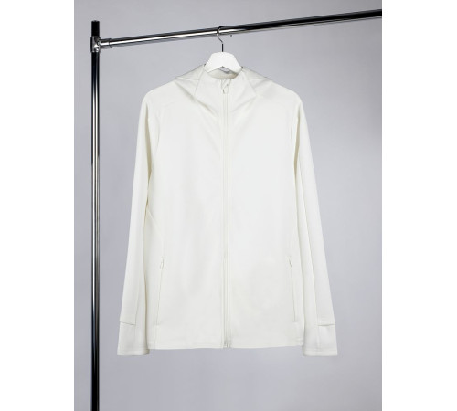 Куртка с капюшоном унисекс Begi, молочно-белая