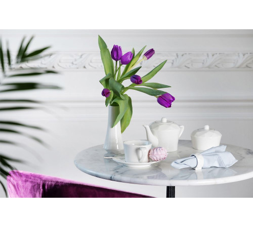 Чайник Diamante Bianco в подарочной коробке, белый