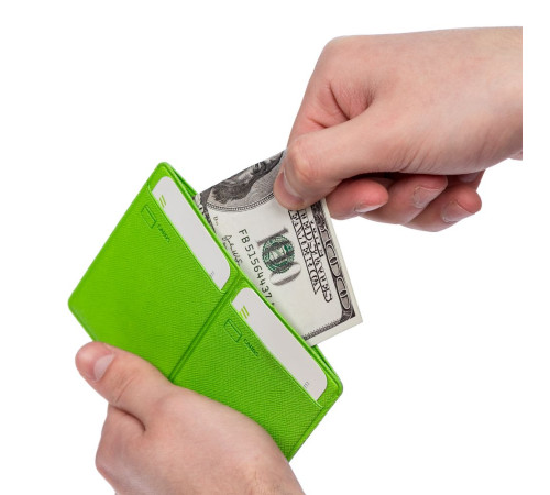 Обложка для автодокументов Devon Light, зеленая