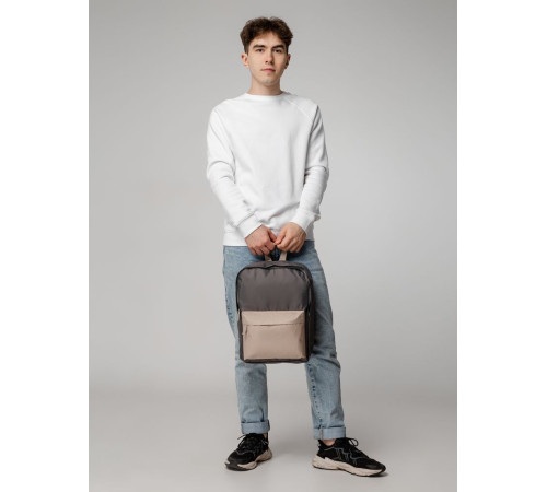 Рюкзак Sensa, серый с бежевым