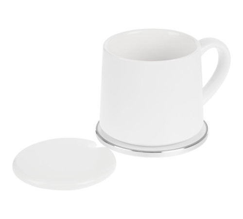 Кружка с подогревом и беспроводной зарядкой Dual Base ver. 2.0 Matt, белая