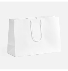 Пакет бумажный с ламинацией Lami Tote M, белый