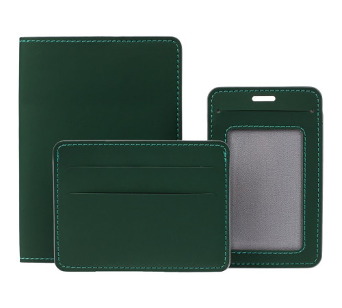 Обложка для паспорта Shall Simple, зеленый