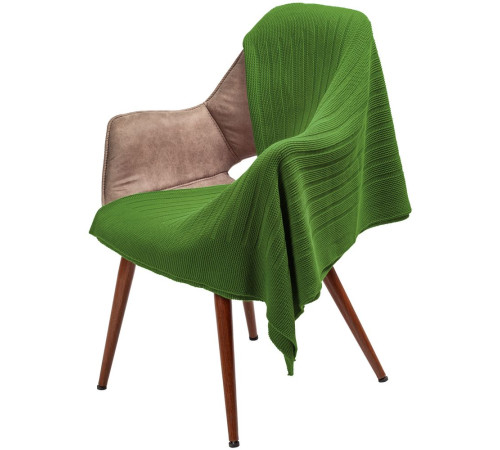 Плед Field, зеленый (оливковый)