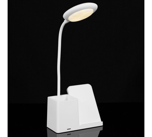 Лампа с органайзером и беспроводной зарядкой writeLight, ver. 2, белая