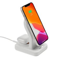 Зарядная станция с подсветкой Cooper Duo, белая