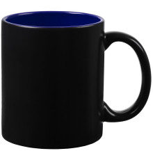 Кружка-хамелеон On Display, матовая, черная с синим