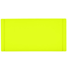 Лейбл из ПВХ Dzeta, S, желтый неон