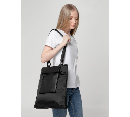 Рюкзак-трансформер ringLink с отстегивающимся карманом, черный