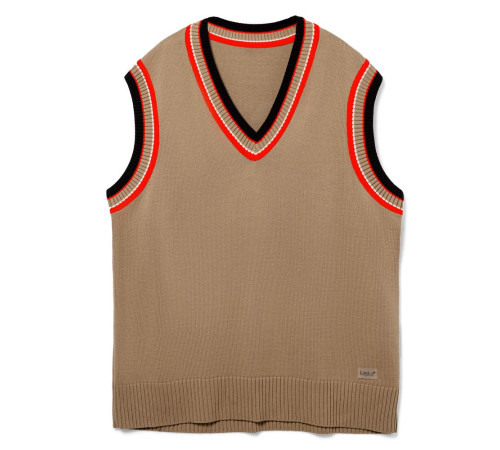 Жилет оверсайз унисекс Cornell в сумке, бежевый