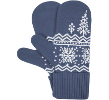 Варежки Elnik, серые с молочно-белым