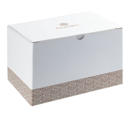 Чайник Diamante Bianco в подарочной коробке, белый