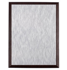 Плакетка Plaque, большая, вишня с серебристой пластиной