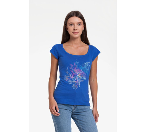 Футболка женская Vibrance, ярко-синяя (royal)