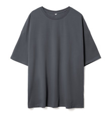 Футболка унисекс оверсайз Crosstown, темно-серая