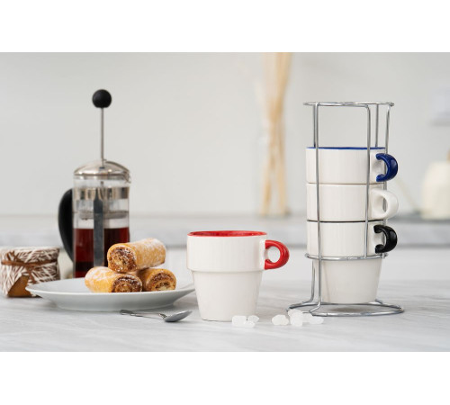 Кружка Inset, черная