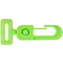 Застежка-карабин Сarabine, S, зеленый неон
